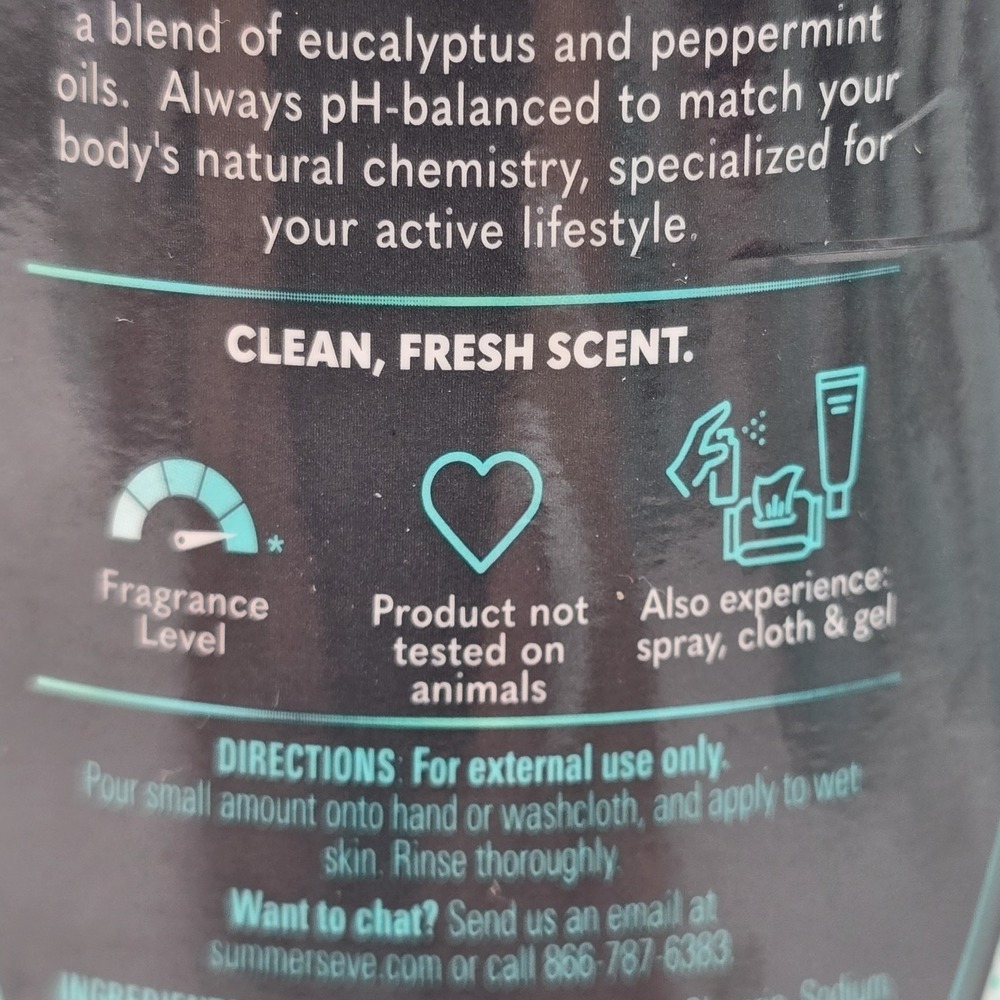 Summer's Eve Active Daily Performance Wash‎ Feminine Care 12oz  2pack - Picture 6 of 11